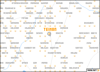 map of Teiman