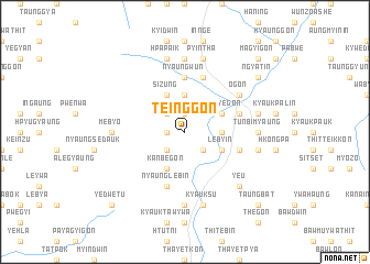 map of Teinggon
