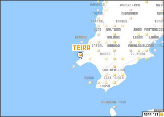 map of Teira