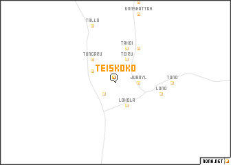 map of Teiskoko