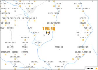 map of Teiuşu