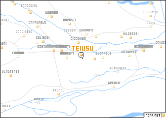 map of Teiuşu