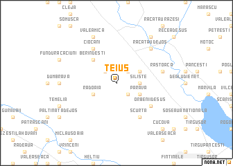 map of Teiuş