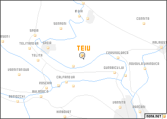 map of Teiu
