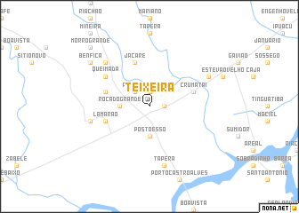 map of Teixeira