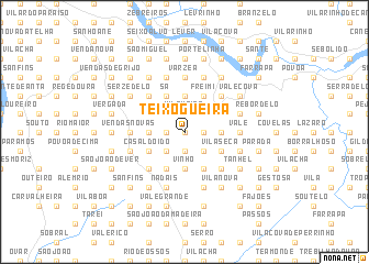 map of Teixogueira