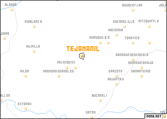 map of Tejamanil