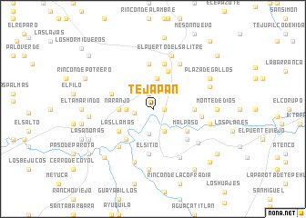 map of Tejapan