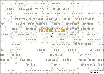 map of Tejarcillos