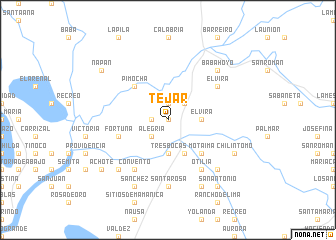 map of Tejar