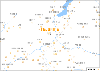 map of Tejdrine