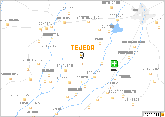 map of Tejeda