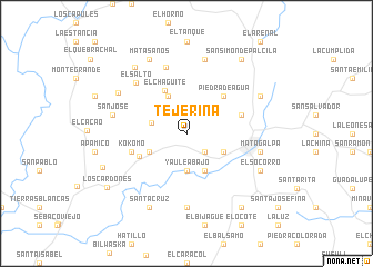 map of Tejerina