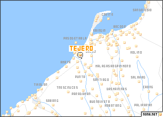 map of Tejero