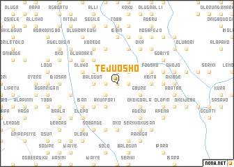 map of Tejuosho