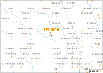 map of Tekaido