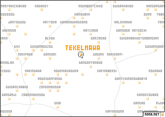 map of Tékelmawa