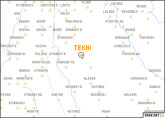 map of Tekhi