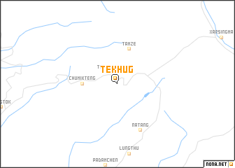 map of Tekhug