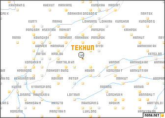 map of Tekhun