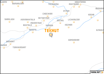 map of Tekhut