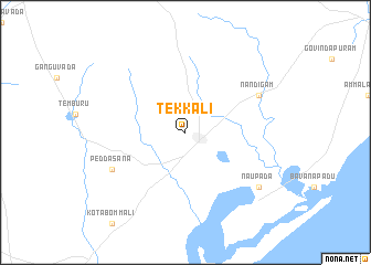 map of Tekkali