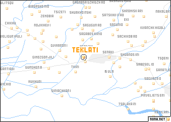 map of T\