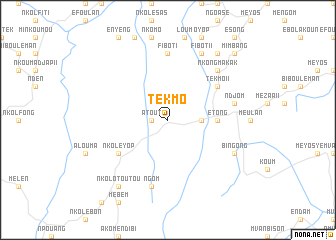map of Tekmo