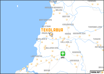 map of Tekolabua