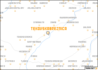 map of Tekovská Breznica