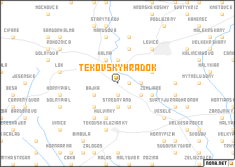 map of Tekovský Hrádok