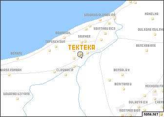map of Tekteka