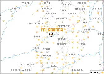map of Telabanca