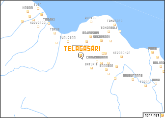 map of Telagasari