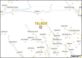 map of Telagin