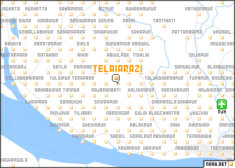 map of Telai Ārāzi