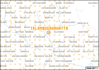 map of Telambugahawatta