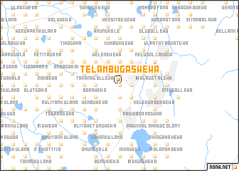 map of Telambugaswewa