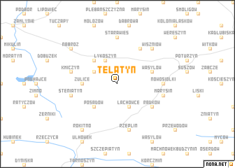map of Telatyn