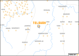 map of Telawah
