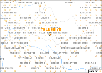 map of Teldeniya