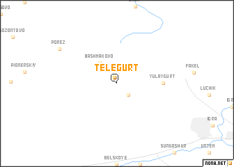 map of Telegurt