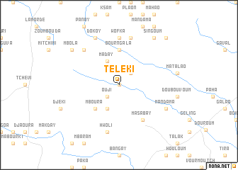 map of Téléki