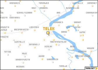 map of Telek