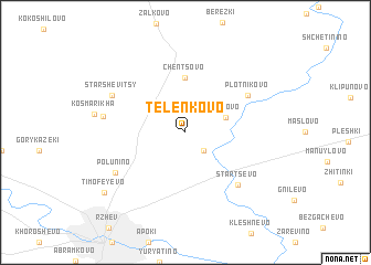 map of Telenkovo