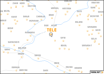 map of Tēlē