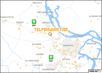 map of Telfair Junction