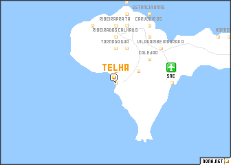 map of Telha