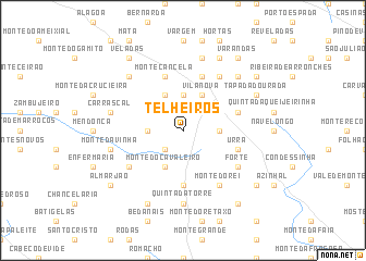 map of Telheiros