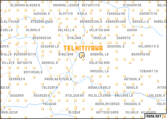 map of Telhitiyawa